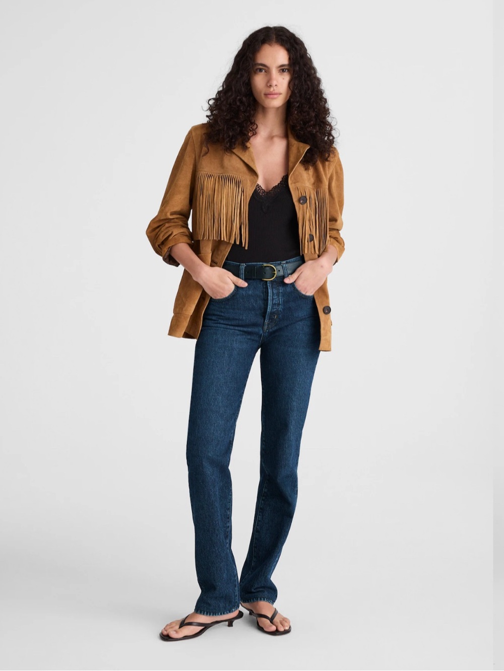 Madewell The Longline Straight Jean Size 32 NEW with Tag
